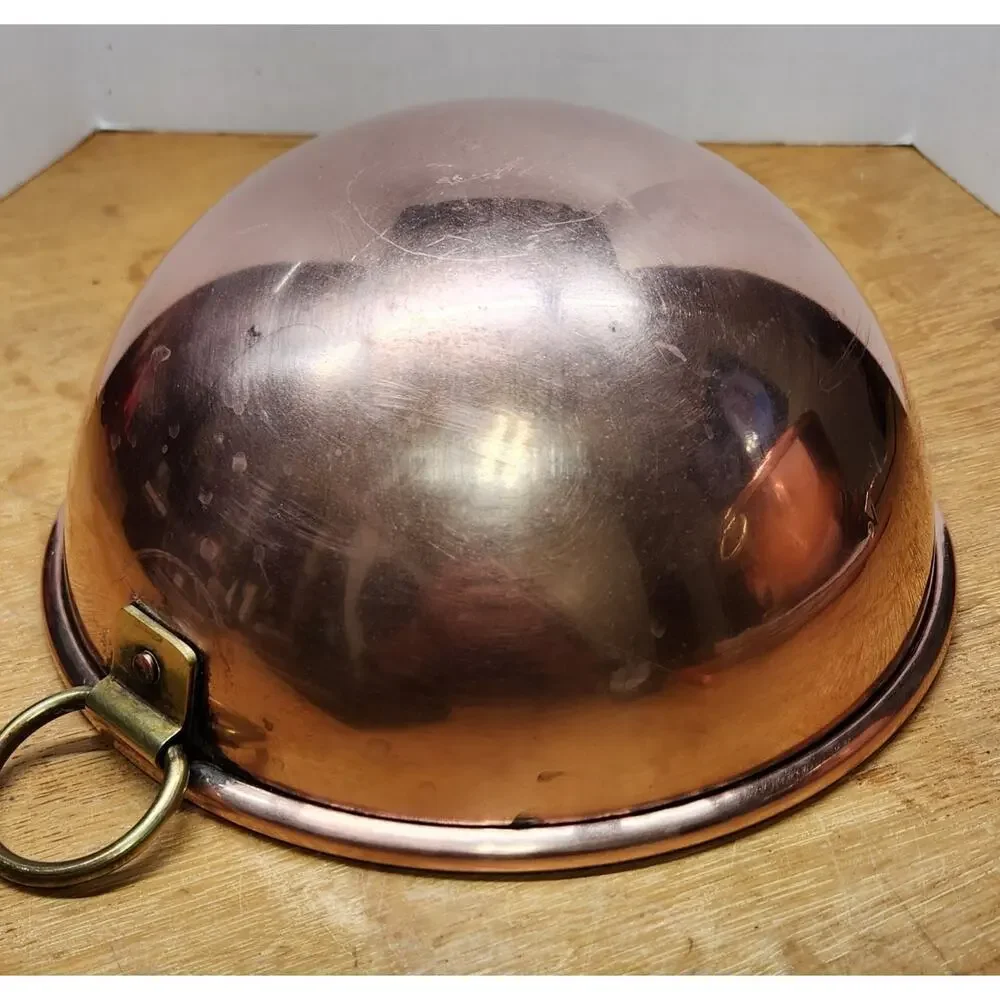 Vintage‎ Unbranded Copper Mixing Bowl 8.5